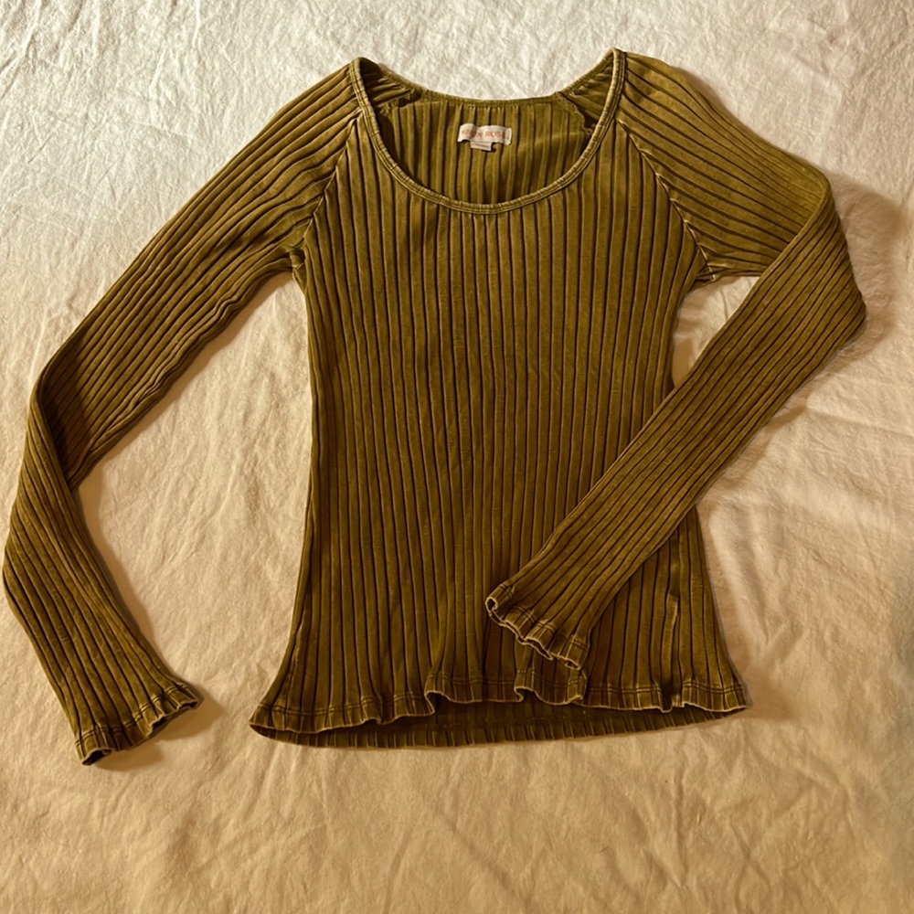 Target ribbed long sleeve shirt